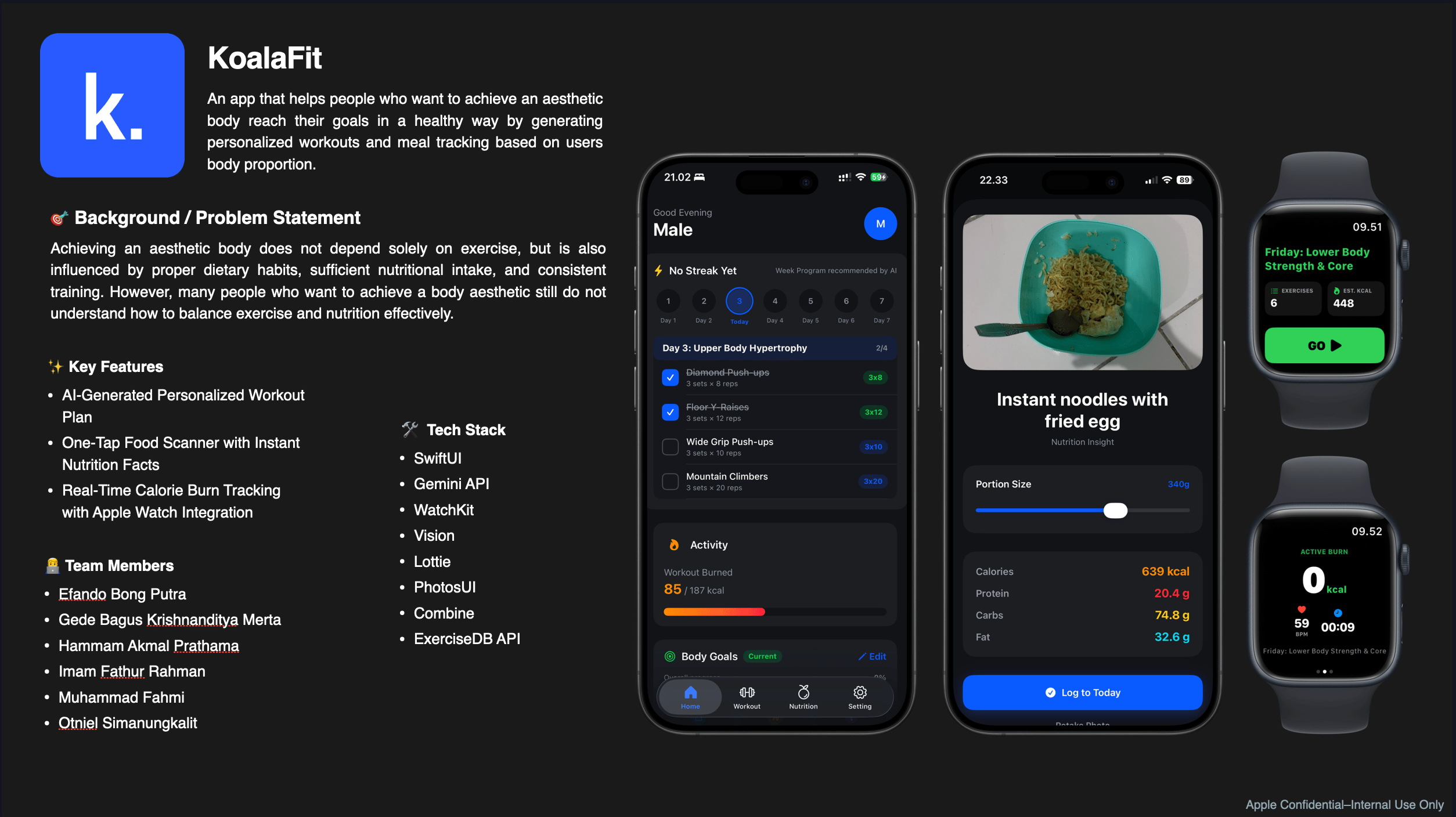 KoalaFit - Live Posture & Rep Counter